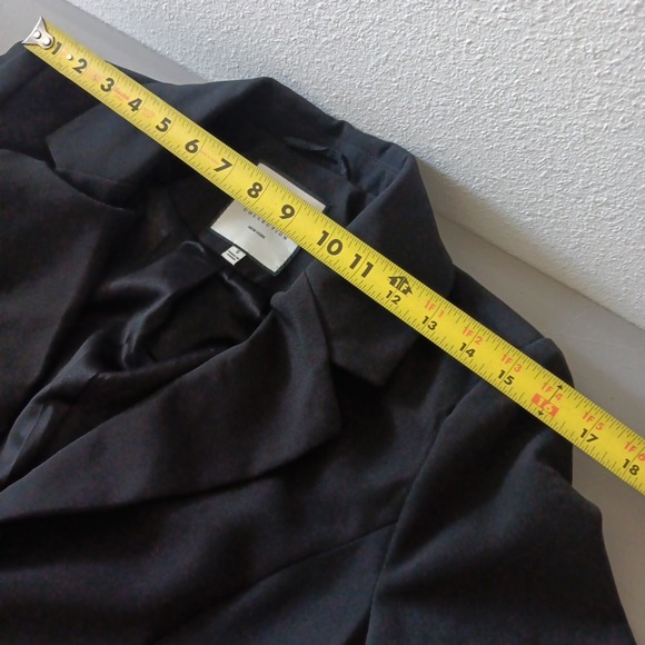 Bagatelle Collection Blazer Womens SMALL Black NEW Career Boardroom Chic Artsy - Picture 8 of 15